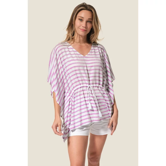 Rózsaszín húzott derekú felső-IGUALAXS