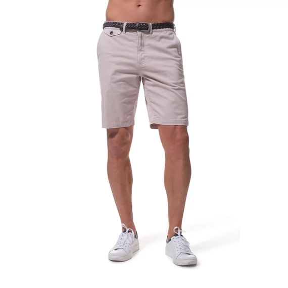 Bézs rövidnadrág övvel-FRANCESCO38