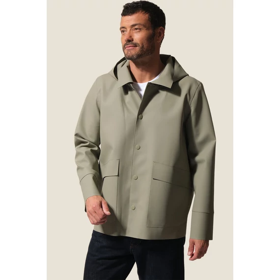 Lézervágott férfi esőkabát TEA S