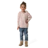Kép 2/5 - Ekrü-rózsaszín csíkos pulóver_3év